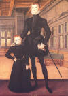 Henry Stuart aged 17 and his brother Charles Stuart by Hans Eworth, 1563. @ owner, Her Majesty the Queen