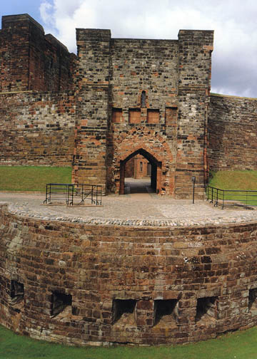 Half-Moon Battery with entrance through the Captain's Tower