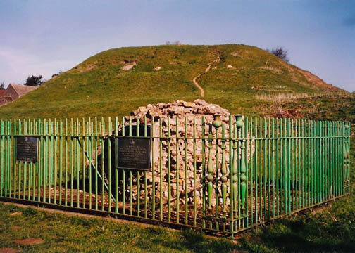 Fotheringhay Mound. Photo by Juliet Wilson