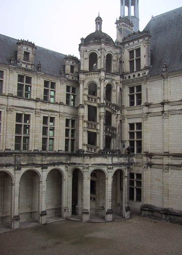 Staircase leading to Franois I's apartments