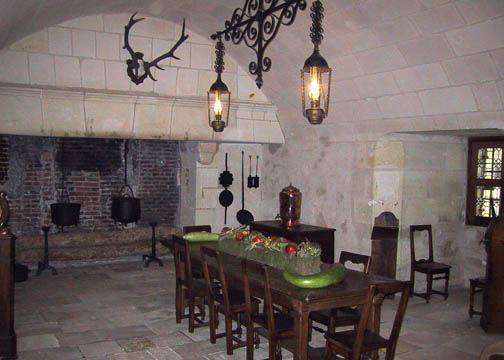 The staff dining room