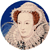 From a miniature by Nicholas Hilliard, 1578. @ owner, V&A Picture Library.