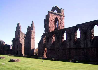 The church from the west side of the wall