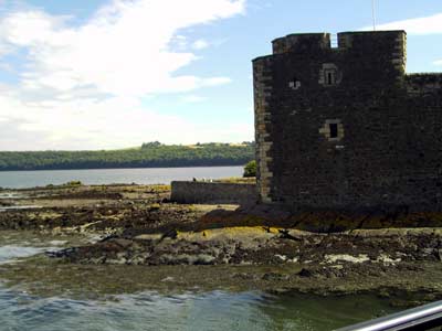 Part of the wall from the pier