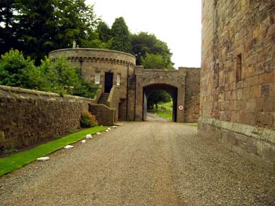 Entrance gate from the inside