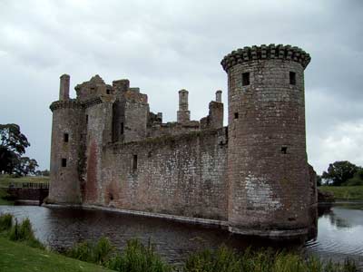 Western view of the castle