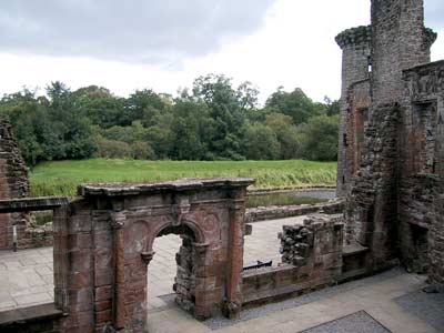 Inner court looking south