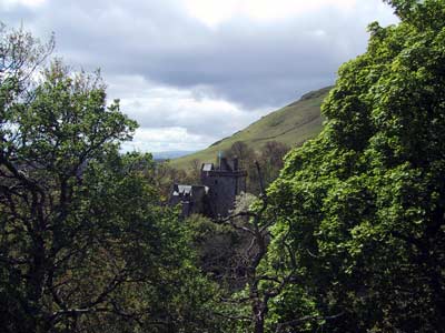 Campbell Castle in the summer