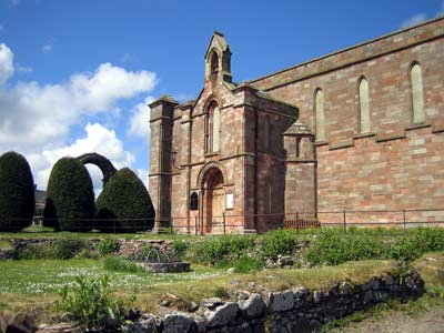 Coldingham Collegiate Church from the south-east