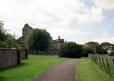 Walking up to the castle