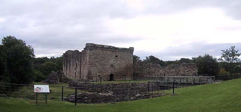 The Tower House, main accommodation of the castle