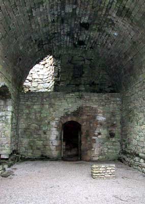 Hall in the Tower House, with the Minstrels' Gallery