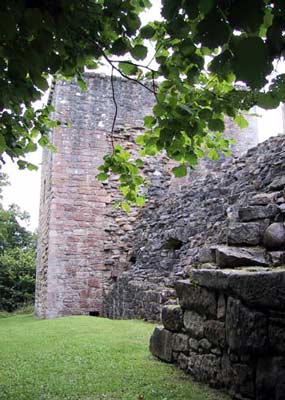 The North-East Tower with outside of the passage