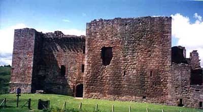 Main entrance to Crichton Castle