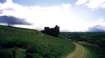 Approaching the castle