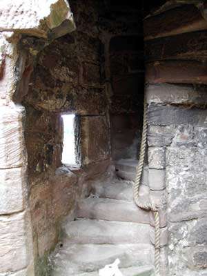 Traditional spiral staircase