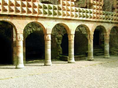 Portico of the north range