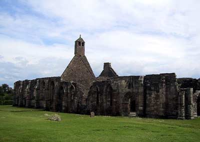 Exterior wall of the church from the other end