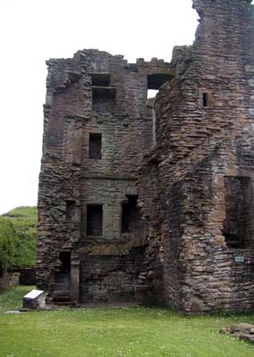 View of the inside of the tower house