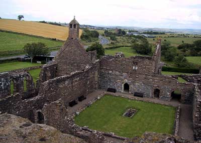 The inside cloister viewed from the top