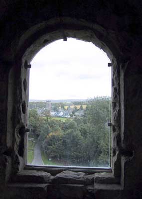 The view from one of the chambers' windows.