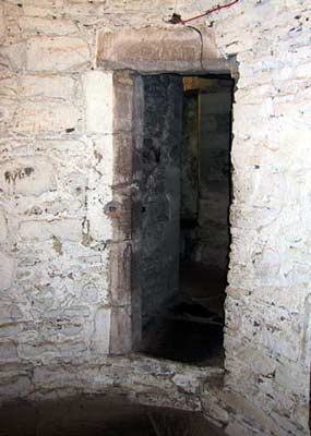 Entrance to the "garderobe"