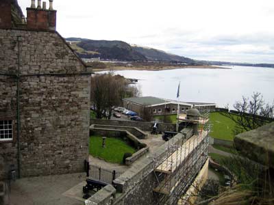 Looking over the Governor's House from the Spur Battery