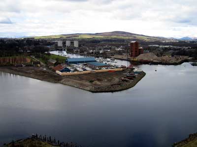 Dumbarton disused shipyard