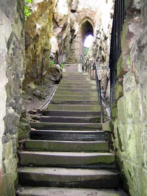 Portcullis Arch behind the Governor's House