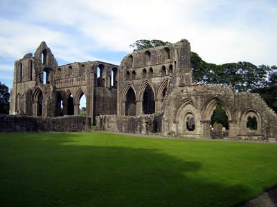 View from the western range of the abbey