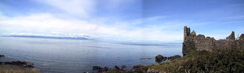 View over Ayr Bay and the Firth of Clyde