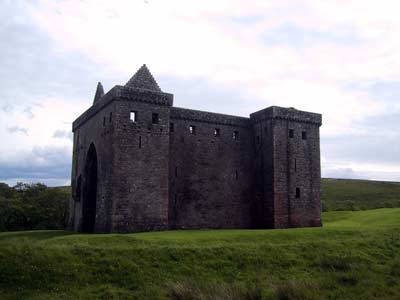 Walking around the castle clockwise