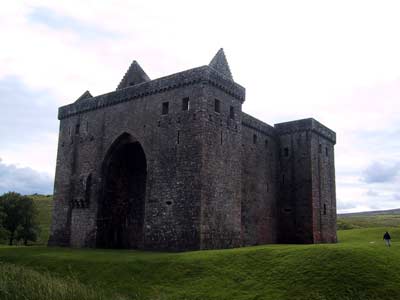 Walking around the castle clockwise