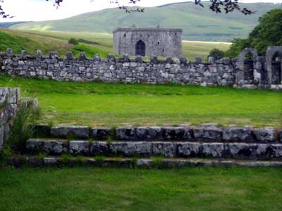 Hermitage from the chapel's site