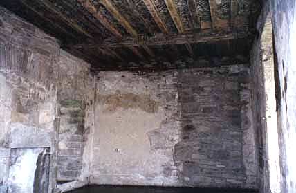 Painted ceiling at Huntingtower