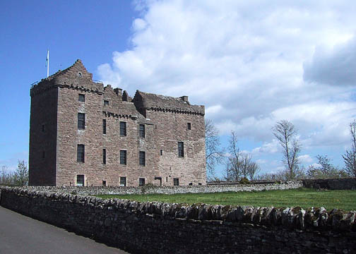 Approach to Huntingtower Castle
