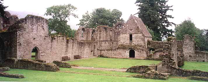 Inside of Inchmahome Priory